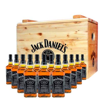 Jack Daniel's 12x1,0l 40% v drevenej truhle
