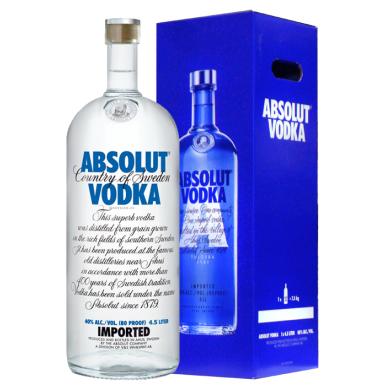 Absolut Original Vodka 4,5l 40% + kartón