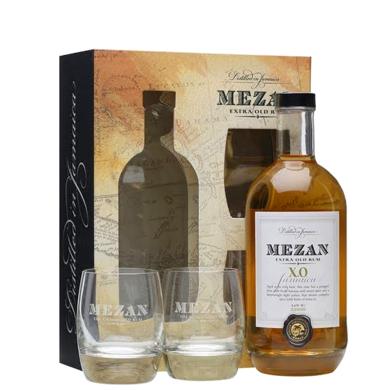 Mezan X.O. 0,7l 40% + 2 poháre v kartóne