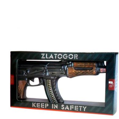 Vodka Zlatogor Kalashnikov AK 47 0,7l 40% + kartón