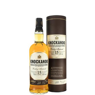 Knockando 15 Y.O. Old Richly Matured 0,7l 43% + tuba