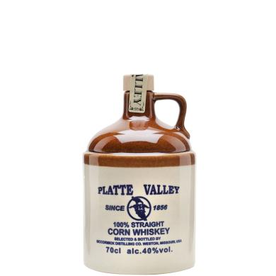 Platte Valley Corn Whiskey 3 Y.O. 0,7l 40% v keramickej fľaši