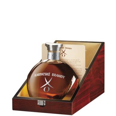 Karpatské Brandy X.O. 0,7l 40% + kazeta