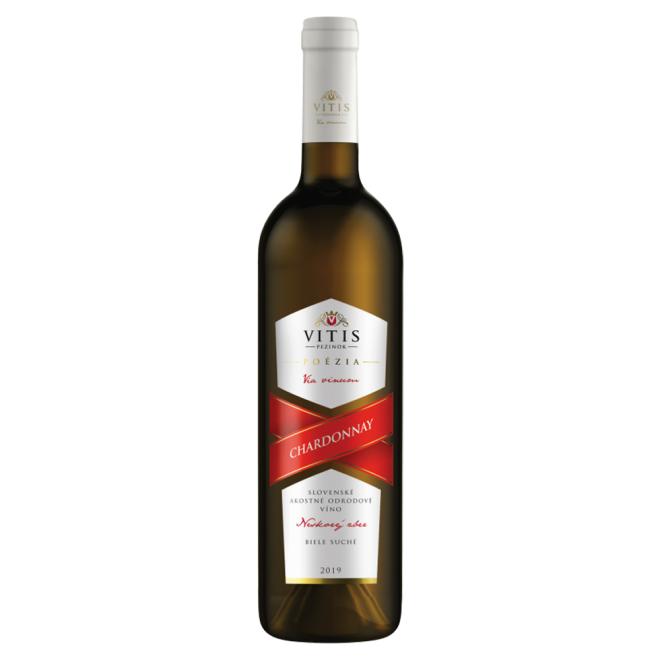 Vitis Poézia Chardonnay neskorý zber akostné odrodové 0,75l