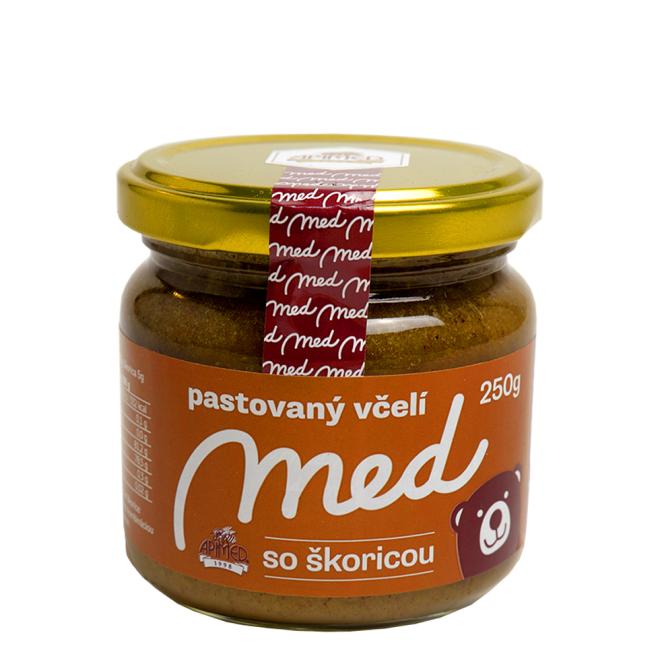Apimed Med včelí so škoricou 250g