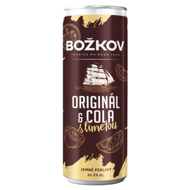 Božkov Originál & Cola s limetkou 0,25l 6%