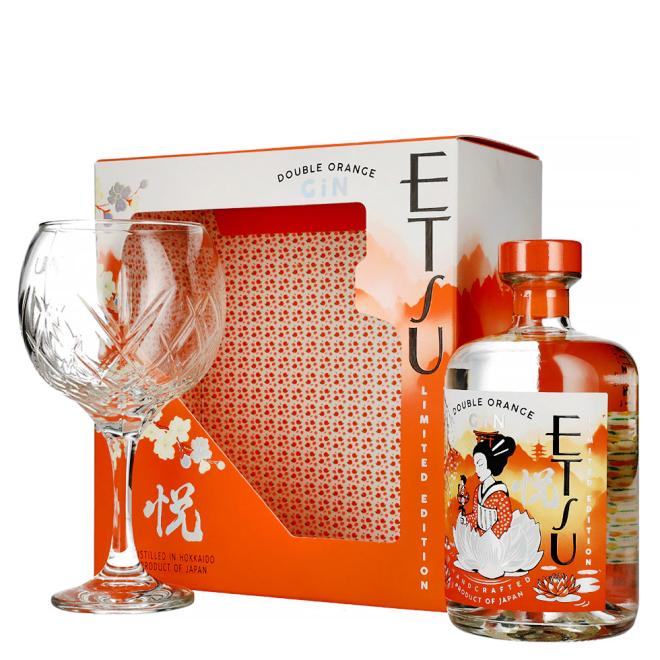 Etsu Double Orange Gin 0,7l 43% + pohár s kartónom