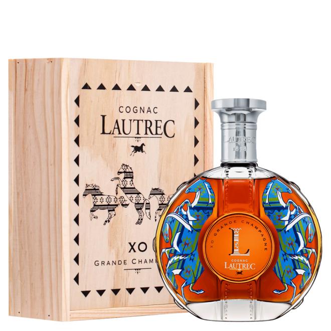 Lautrec X.O. Grande Champagne Premier Cru 0,7l 40% + drevená kazeta