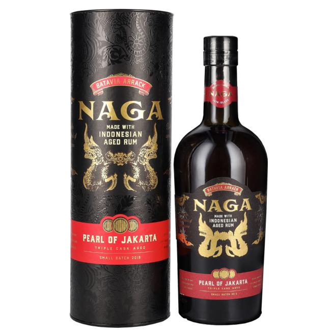Naga Pearl of Jakarta Triple Cask Finish Small Batch 0,7l 42,7% + tuba