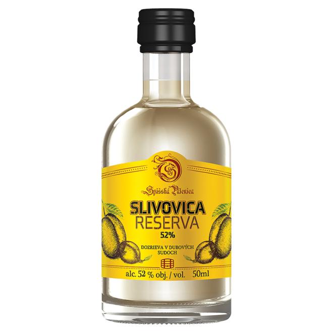 Spišská Slivovica Reserva MINI 0,05l 52%