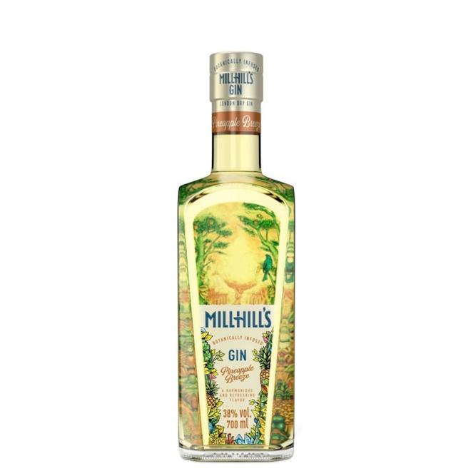 Millhill´s Pineapple Breezes Gin 0,7l 38%