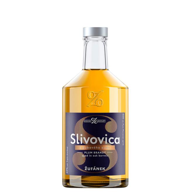 Slivovica z dubového sudu 0,5l 45%