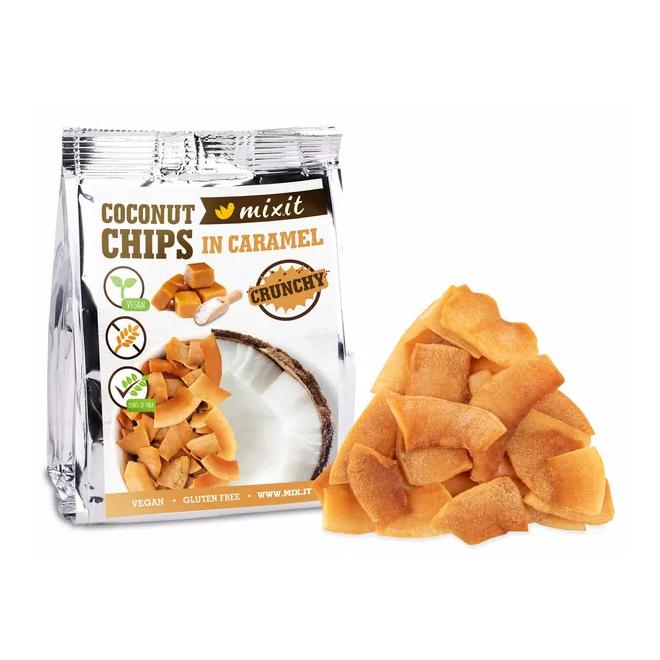 Mixit Kokosové lupienky - Karamel 60g v sáčku