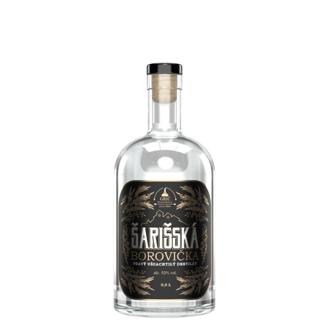 Grič Šarišská Borovička 0,5l 52%