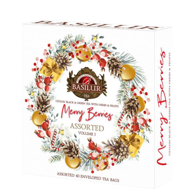 Basilur Merry Berry 40 ks + kazeta