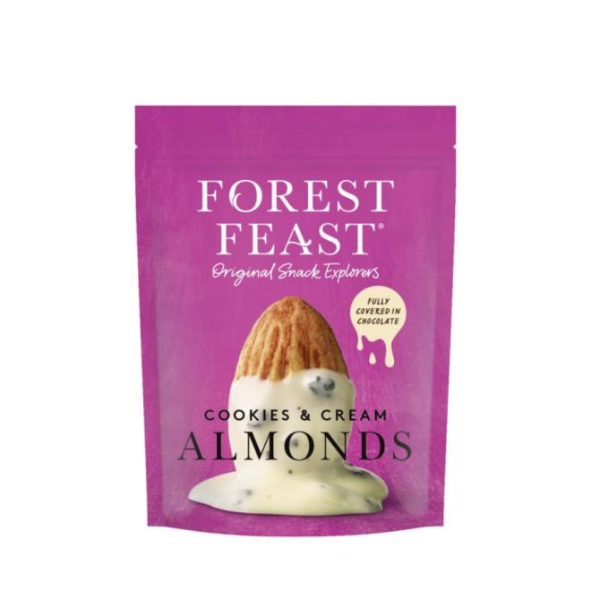 Forest Feast Mandle v bielej čokoláde 120g