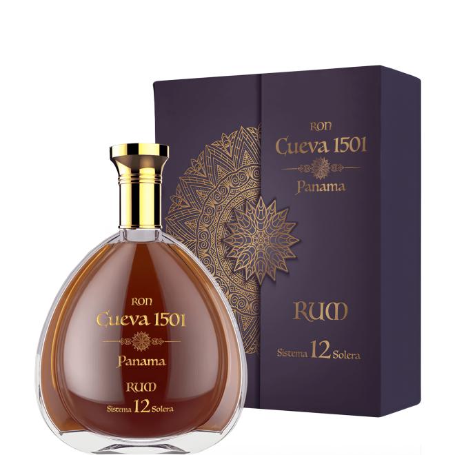 Ron Cueva 1501 Panama Sistema 12 Solera 0,7l 40% + kartón