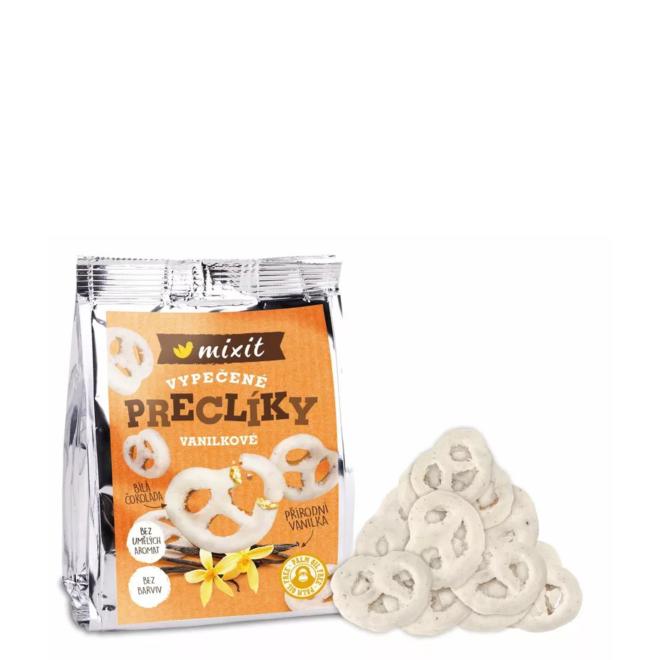 Mixit Praclíky do vačku - Biela čokoláda a vanilka 70 g