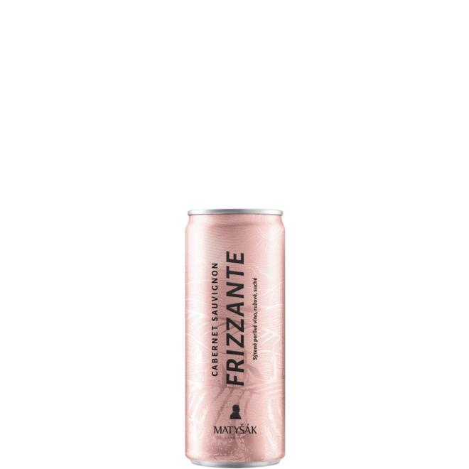 Matyšák Frizzante víno ružové 0,25l plechovka