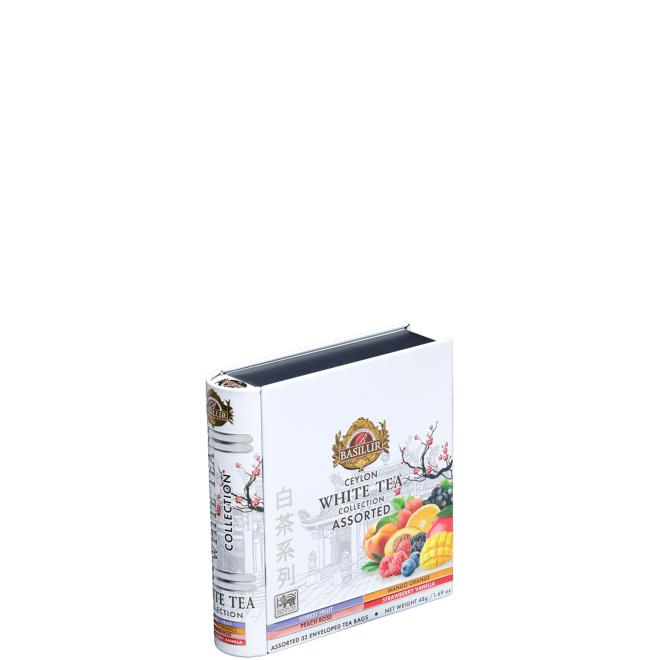 Basilur White Tea Book Assorted plech 32 x 1,5g