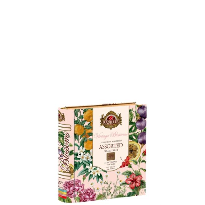 Basilur Vintage Blossoms Book Assorted plech 32 x 1,5g
