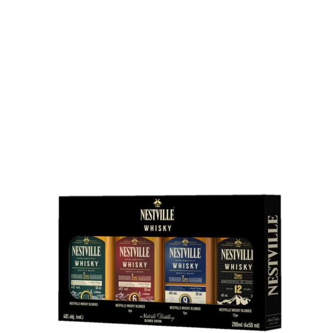 Nestville sada miniatúr 4 x 0,05l 40% - kartón