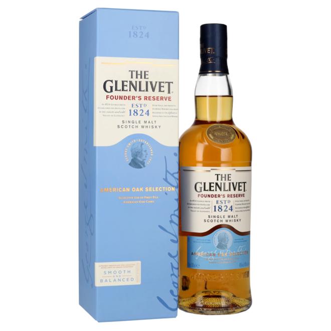 Glenlivet 12 Y.O. Founder's Reserve Single Malt 0,7l 40% + kartón
