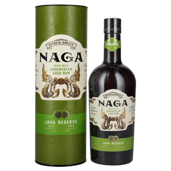Naga Rum Java Reserve Small Batch 0,7l 40% + tuba