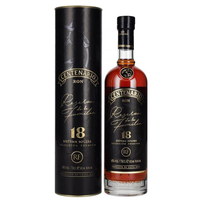 Centenario 18 Años Reserva de la Familia 0,7l 40% + tuba