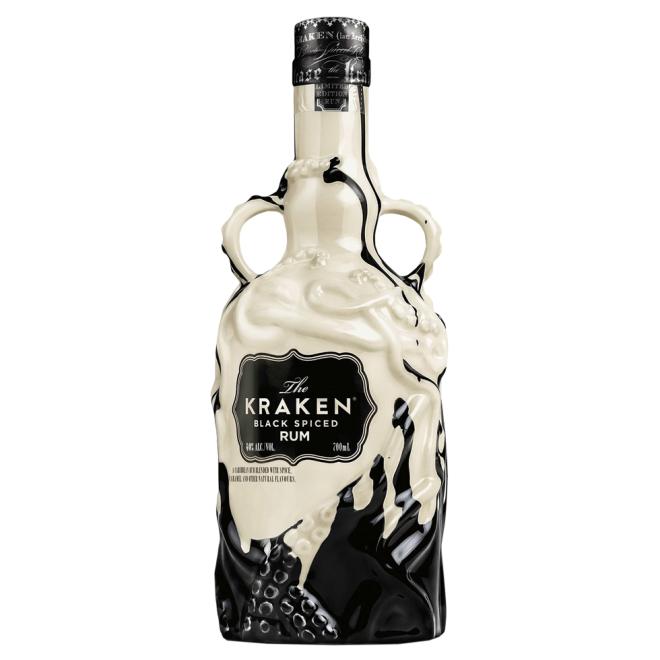 Kraken Black Spiced Limited Edition Black & White Bottle 0,7l 40%