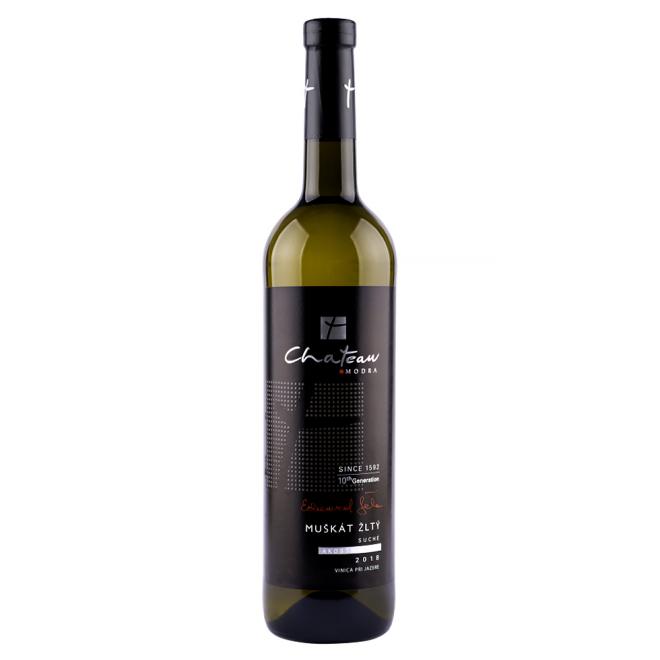 Chateau Modra Premium Muškát Žltý akostné odrodové 0,75l