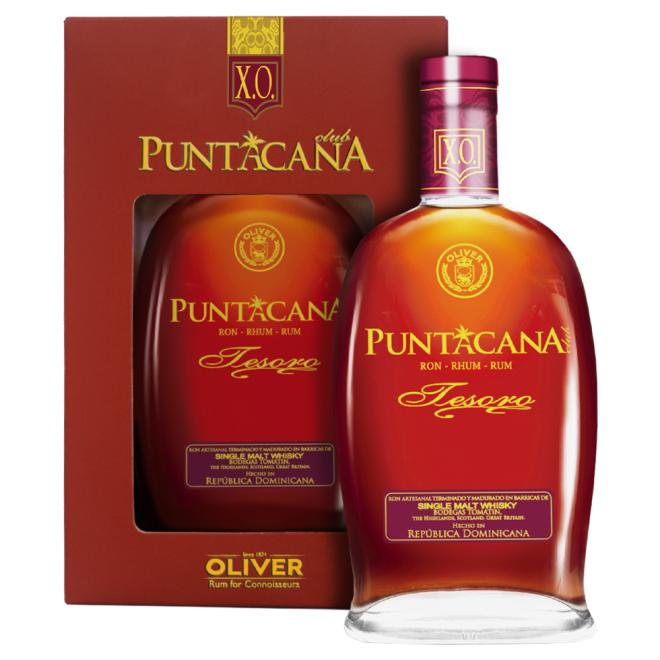 Punta Caña Club Tesoro 0,7l 38% + kartón