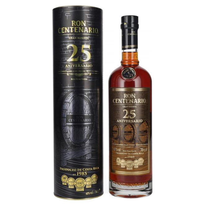 Centenario 25 Años Gran Reserva 0,7l 40% + tuba
