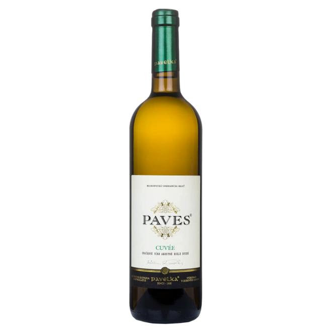 Pavelka Paves Biely Cuvée barikové víno 0,75l