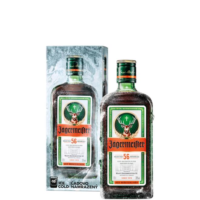 Jägermeister 0,5l 35% + kartón