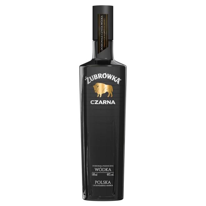 Żubrówka Czarna Wódka 0,5l 40%