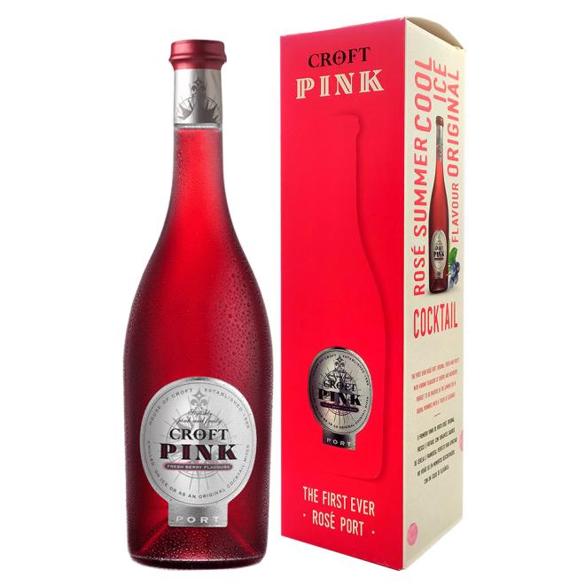 Croft Pink Porto 0,75l 19,5% + kartón