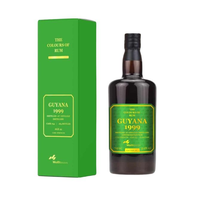 The Colours of Rum Guyana 1 Uitvlugt 1999 + kartón 0,7l 52,6%