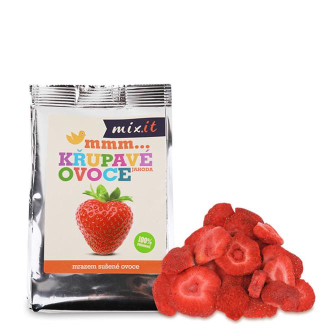 Mixit Chrumkavé ovocie jahoda 13g v sáčku