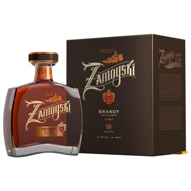 Brandy Zamoyski VSOP 0,7l 40% + kartón