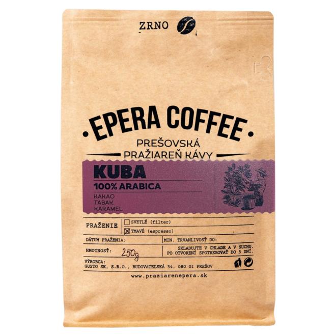 Káva Epera Coffee Kuba zrnková 100% Arabica 250g