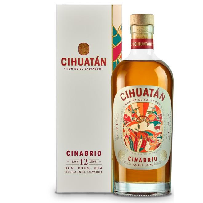 Cihuatán Cinabrio 12 años 0,7l 40% + kartón