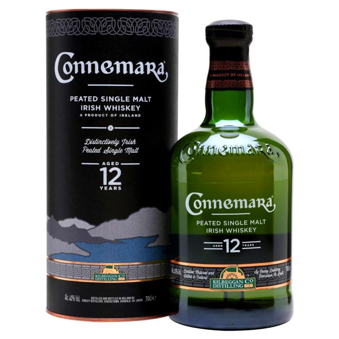 Connemara Peated Single Malt 12 Y.O. 0,7l 40% + tuba