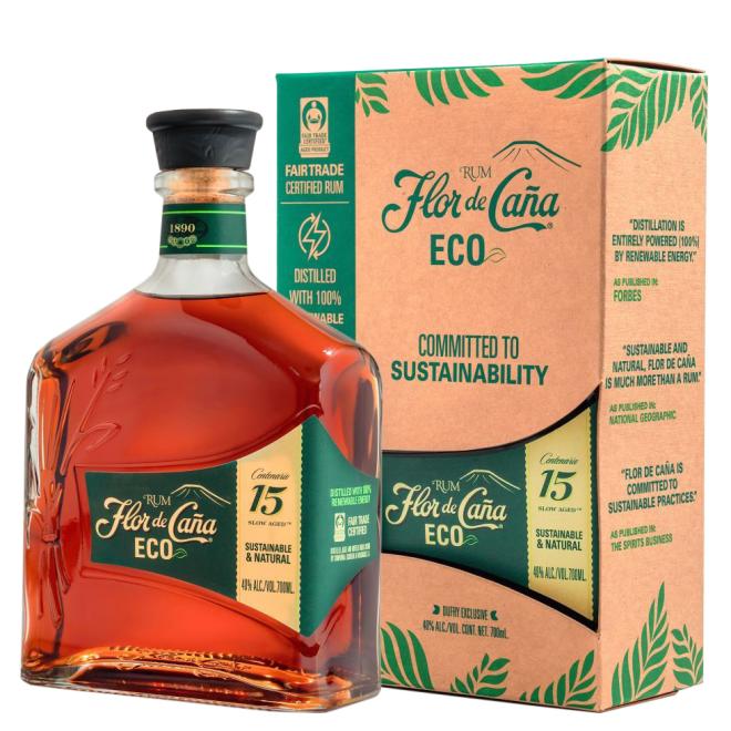 Flor de Caña 15 Años Eco 0,7l 40% + kartón