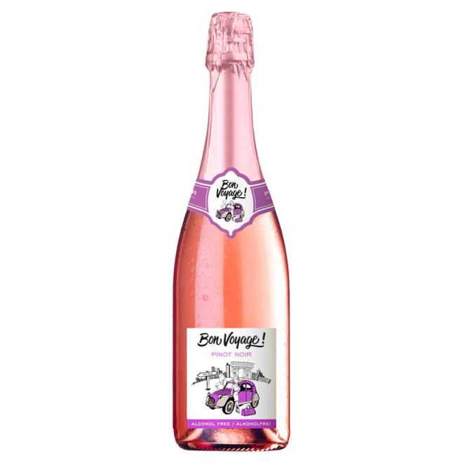 Bon Voyage Pinot Noir Rosé (Rulandské Modré Rosé) šumivé nealko 0,75l