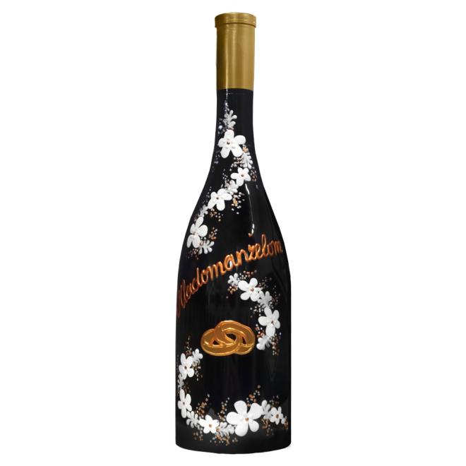 Víno Present Renana Maľovaná fľaša Svadobná 0,75l