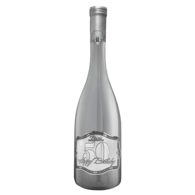Goldvin Perfetta Happy Birthday "50" 0,75l (strieborná fľaša)