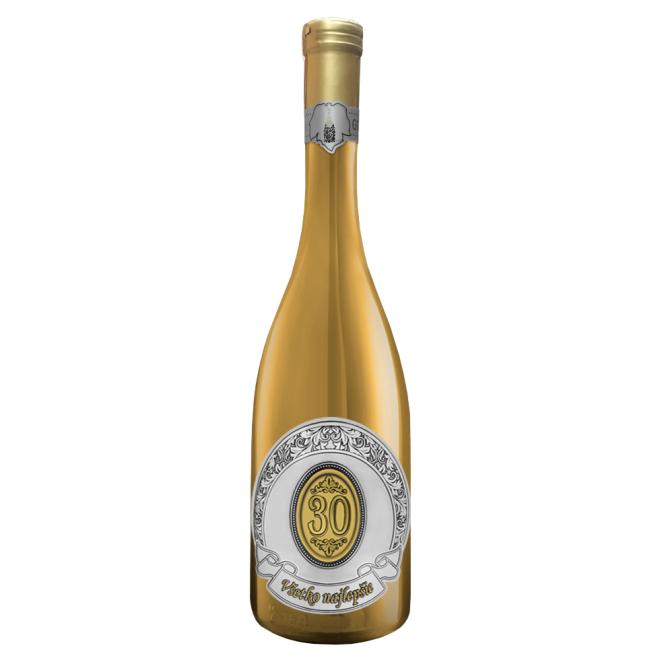 Goldvin Perfetta Všetko najlepšie "30" 0,75l (zlatá fľaša)