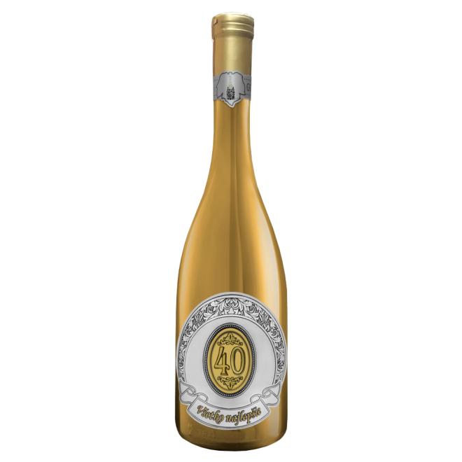 Goldvin Perfetta Všetko najlepšie "40" 0,75l (zlatá fľaša)