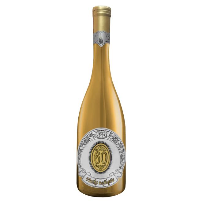 Goldvin Perfetta Všetko najlepšie "60" 0,75l (zlatá fľaša)
